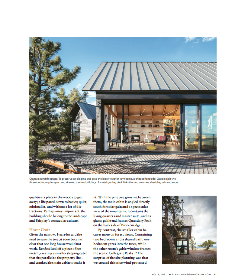 Residential Design | Press for Renée del Gaudio Architecture.